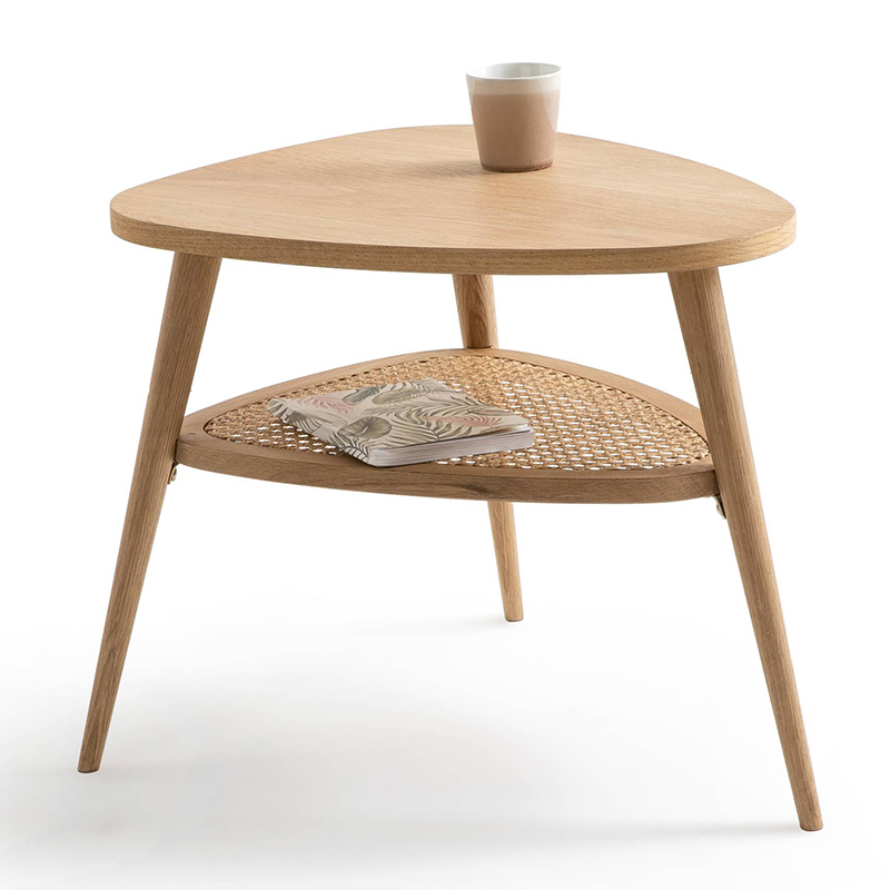 Приставной стол Morten Wicker Side Table 3 legs Светлый дуб в Ижевске | Loft Concept 