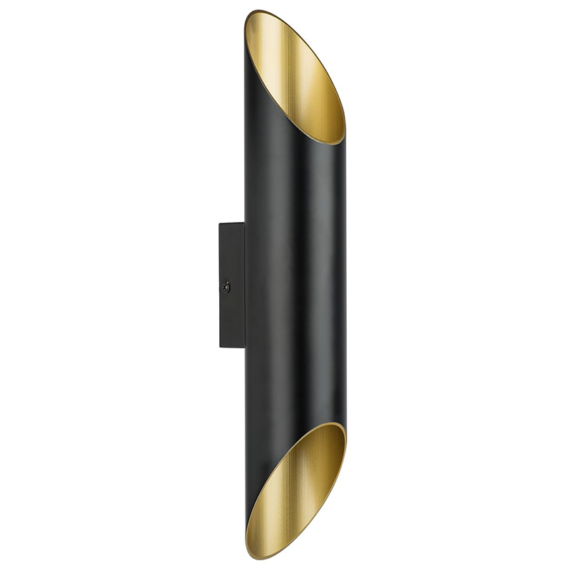 Бра Garbi Black Pipe Organ Sconce Черный Золотой в Ижевске | Loft Concept 