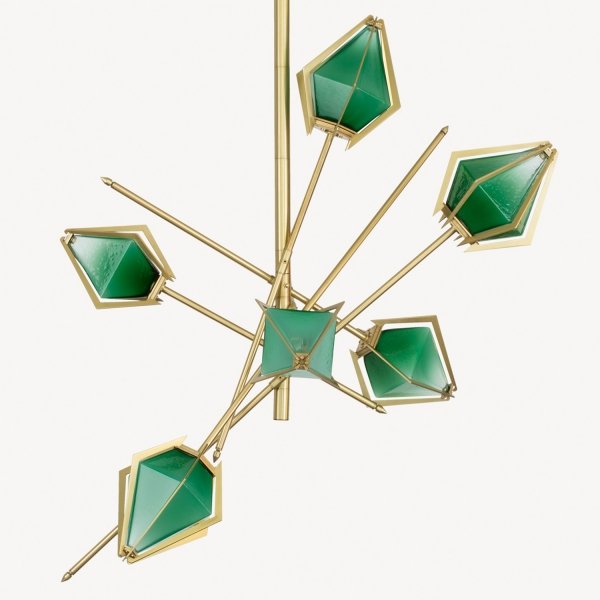 Люстра HARLOW Small Chandelier Gabriel Scott Латунь в Ижевске | Loft Concept 