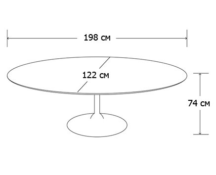 Стол Oval Tulip в Ижевске