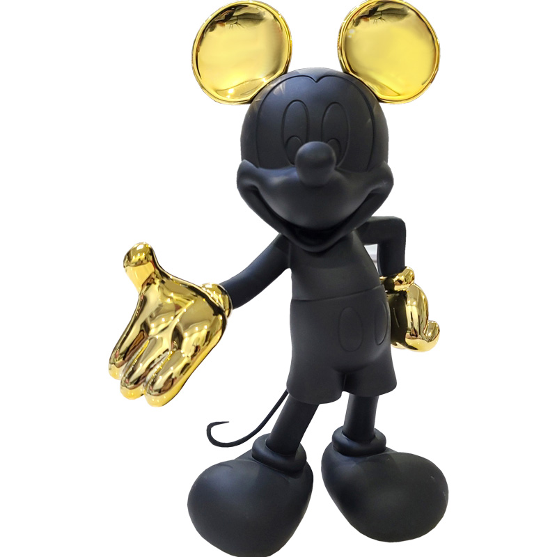 Статуэтка Mickey Mouse statuette black Черный Глянцевое золото в Ижевске | Loft Concept 