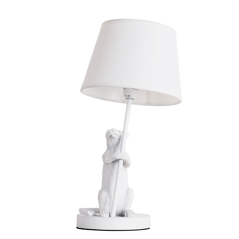 Настольная лампа White Mouse holding a lamp Белый в Ижевске | Loft Concept 