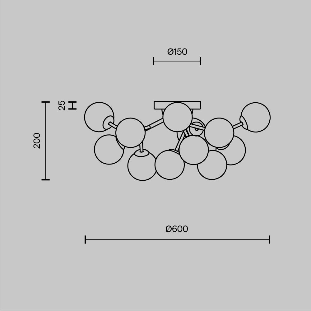 Потолочный светильник Dallas G9 в Ижевске