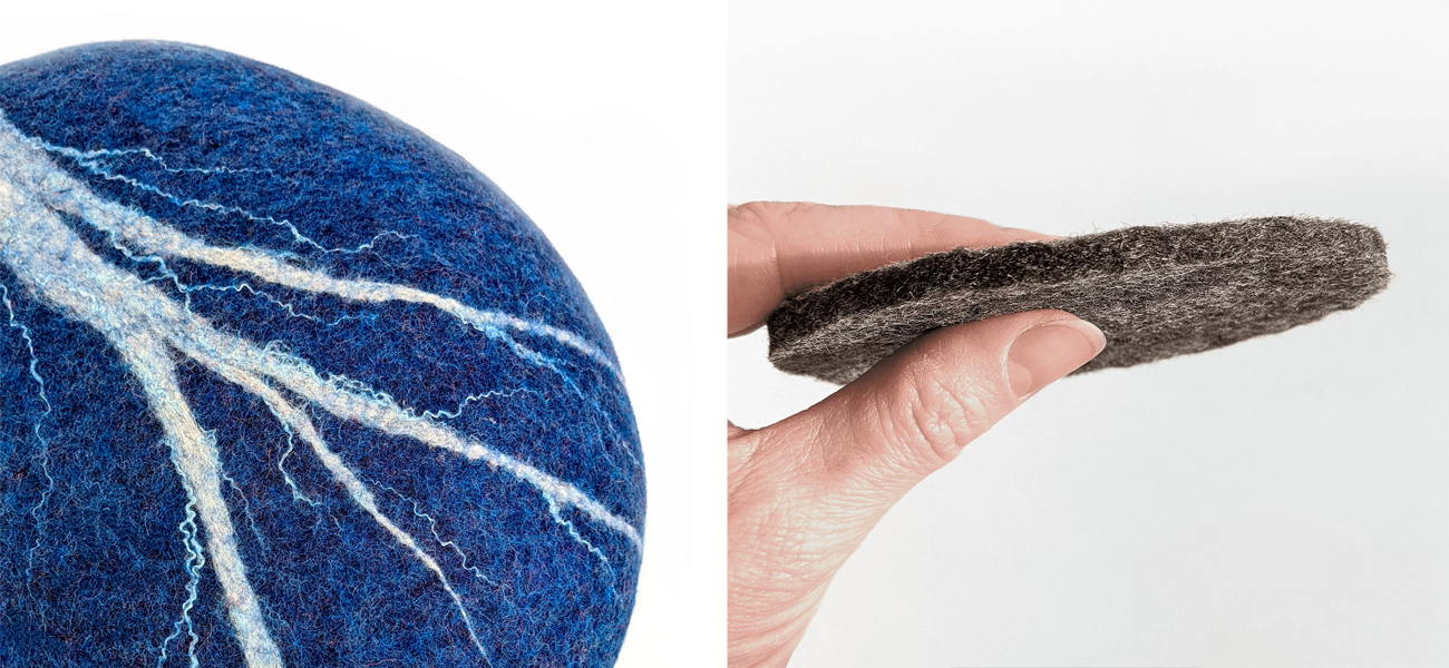 Пуф Синий Камень BLUE FLASH - фото