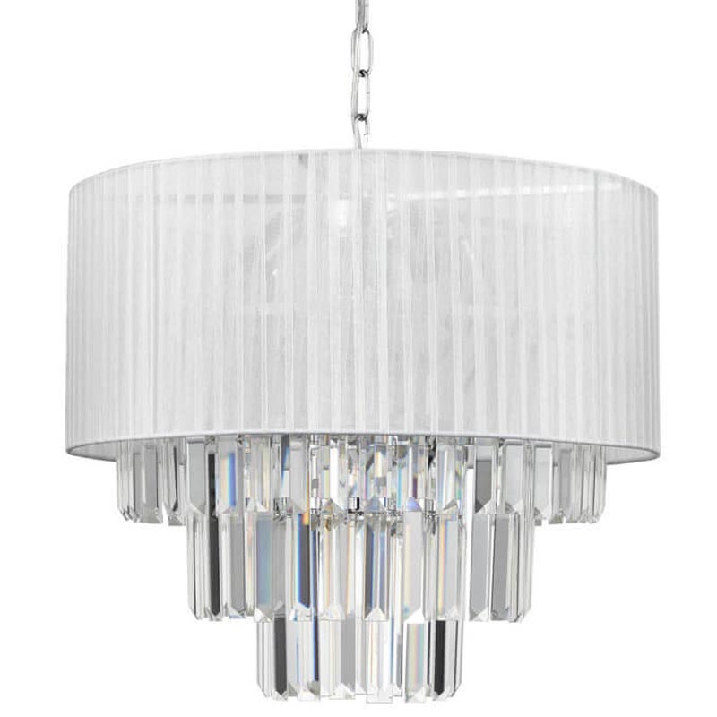 Люстра Laurella Chandelier Прозрачный (Transparent) Хром в Ижевске | Loft Concept 