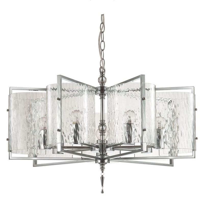 Люстра Karissa Chrome Chandelier 65 Хром Прозрачный (Transparent) в Ижевске | Loft Concept 