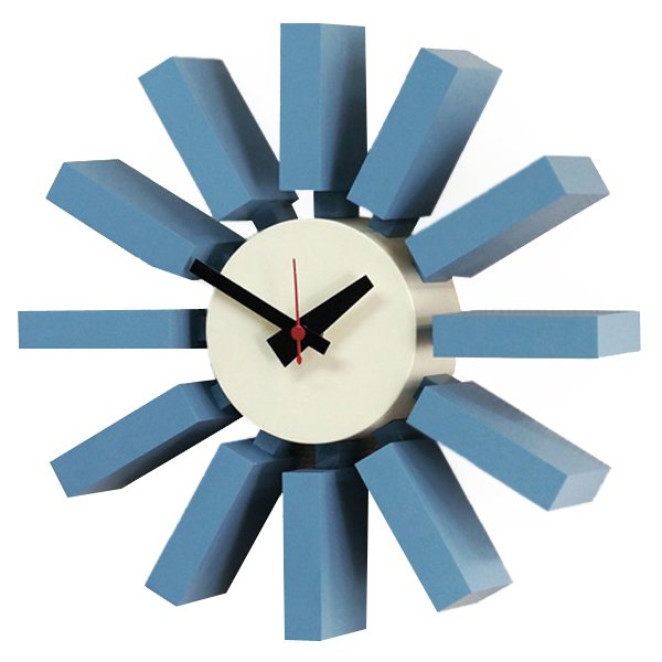 Часы George Nelson Block Clock Blue Голубой в Ижевске | Loft Concept 