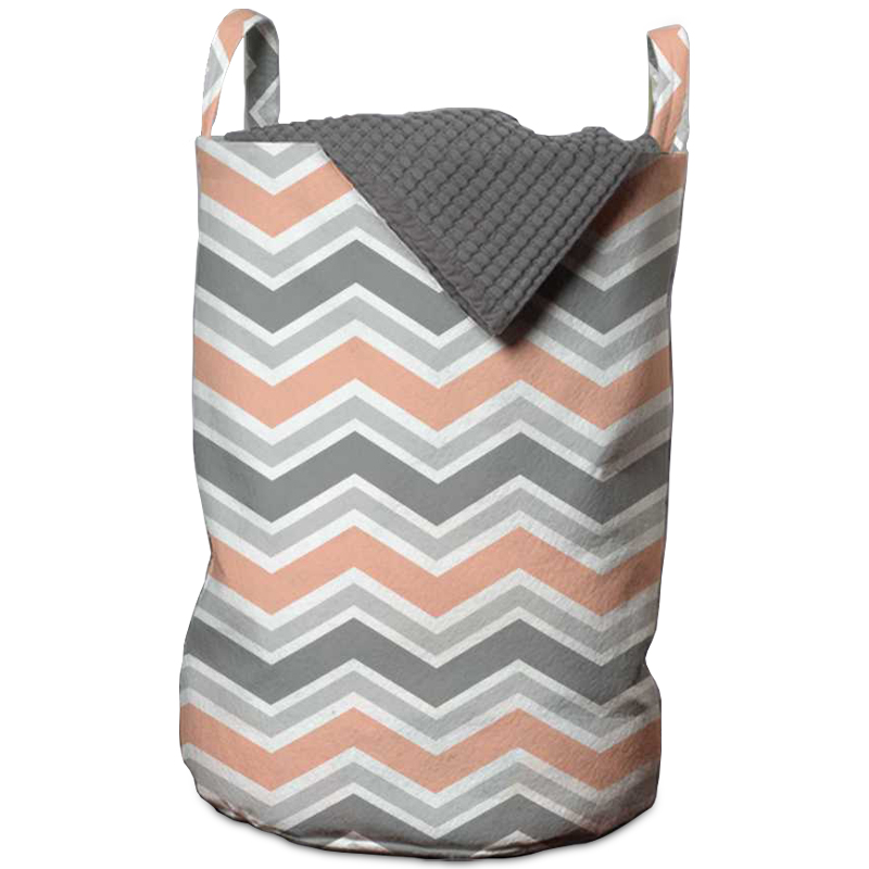 Корзина Gray Chevron Basket Мульти в Ижевске | Loft Concept 