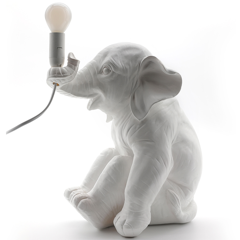 Настольная лампа Table Lamp Elephant Белый в Ижевске | Loft Concept 