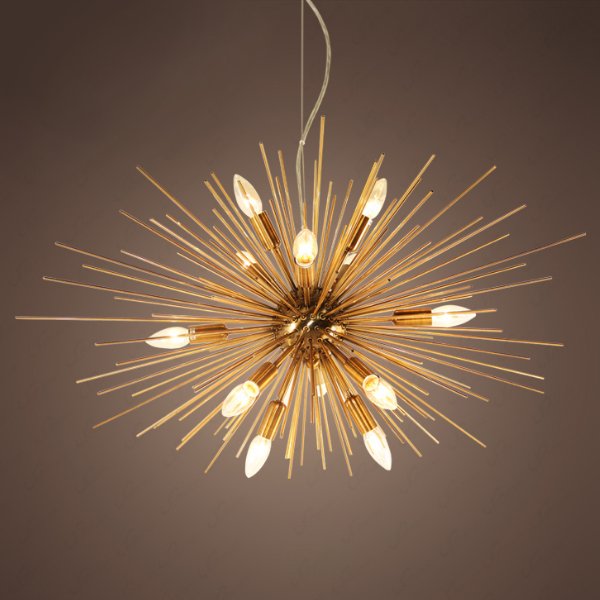 Люстра Astra Chandelier Sputnik Gold  Глянцевое золото в Ижевске | Loft Concept 