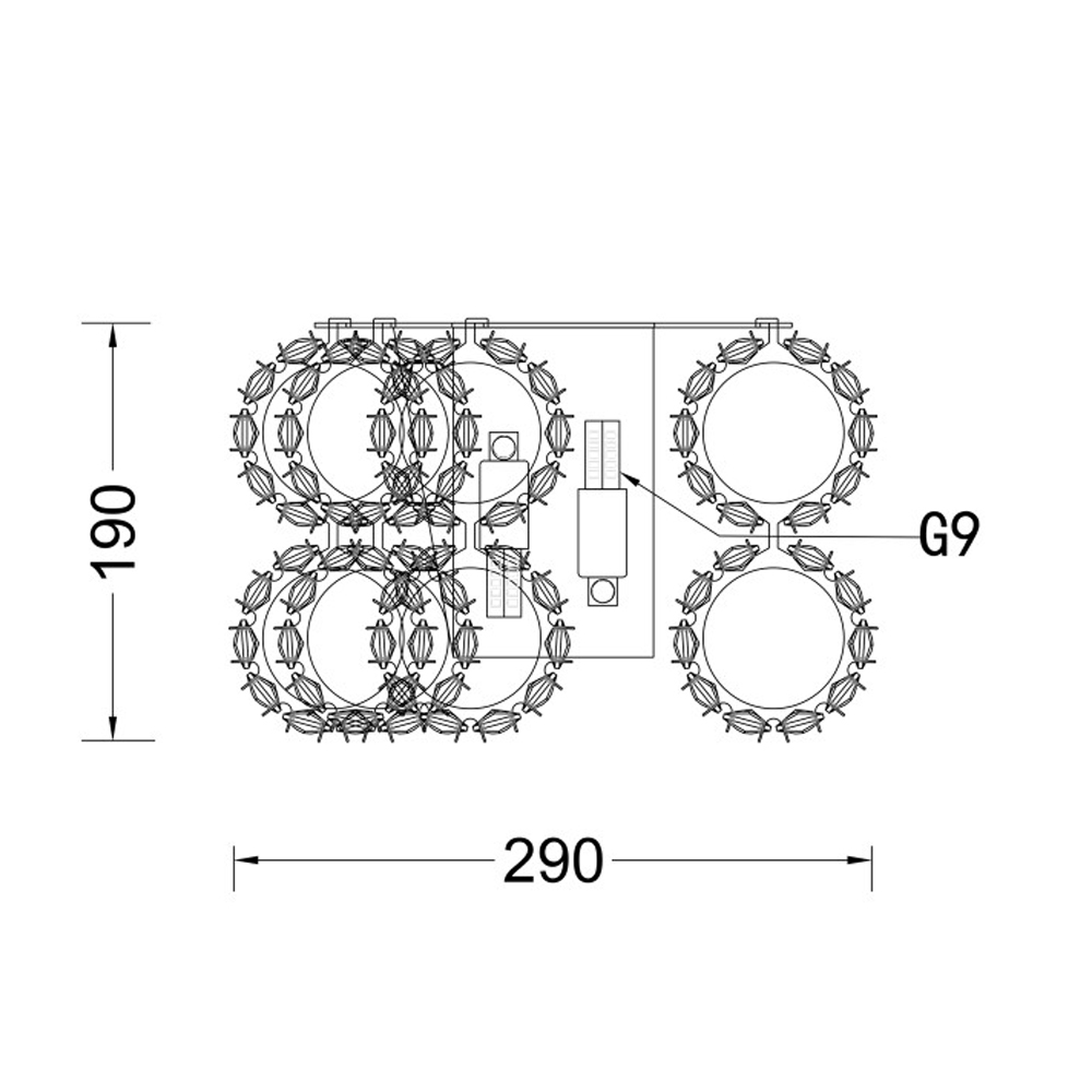 Бра с россыпью хрусталя Perfection of Diamonds Бра с россыпью хрусталя Perfection of Diamonds в Ижевске