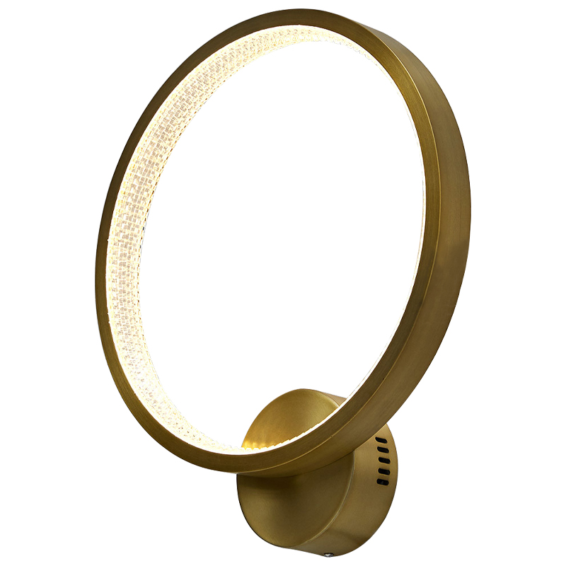 Бра Ring Light Gold Sconce Золотой в Ижевске | Loft Concept 