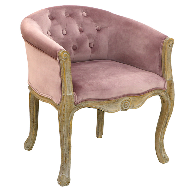 Кресло French Provence Armchair Roderic pink Розовый пастельный в Ижевске | Loft Concept 