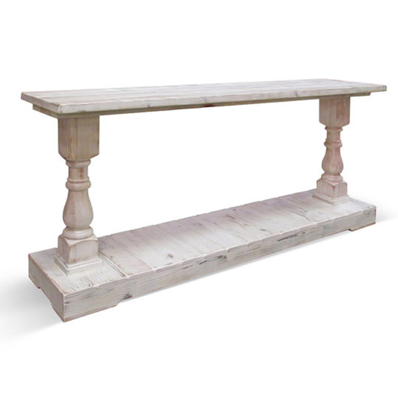 Консоль Oxford Washed Antique White Console Белый в Ижевске | Loft Concept 