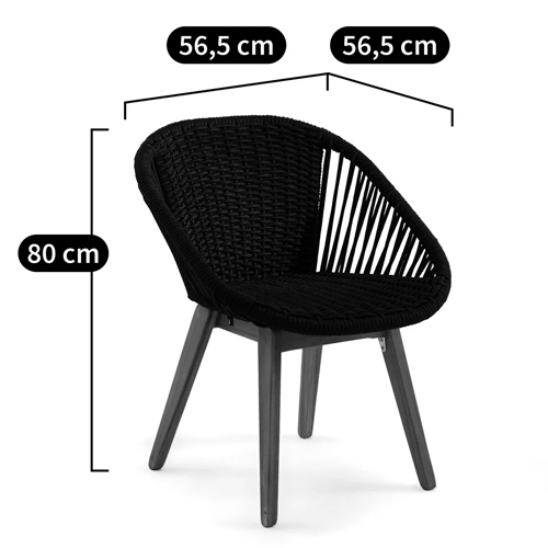 Кресло на ножках из массива акации Houle Chair в Ижевске