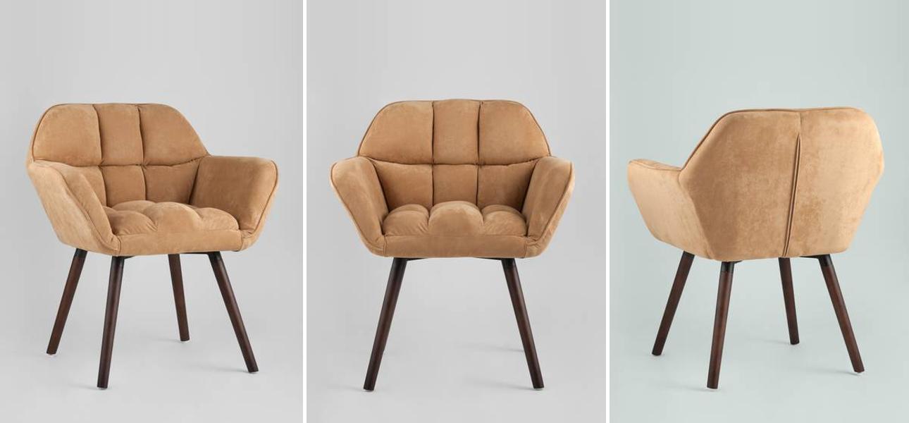 Кресло Ilaria цвет бежевый - фото