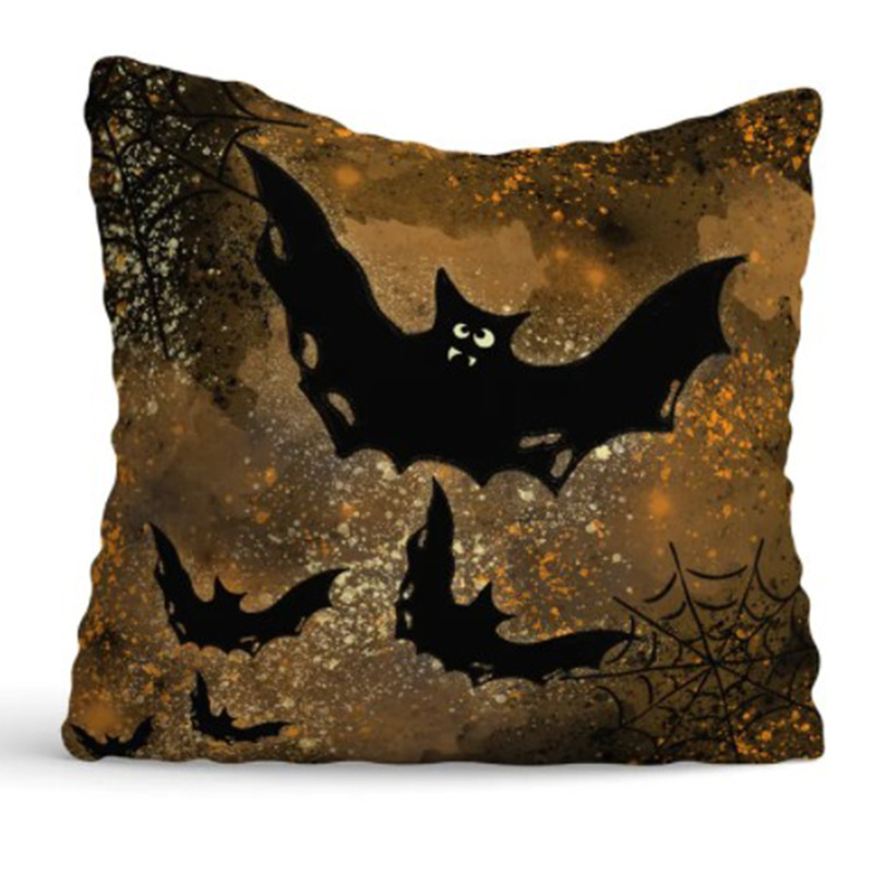 Подушка Halloween Bat Черный Серый в Ижевске | Loft Concept 