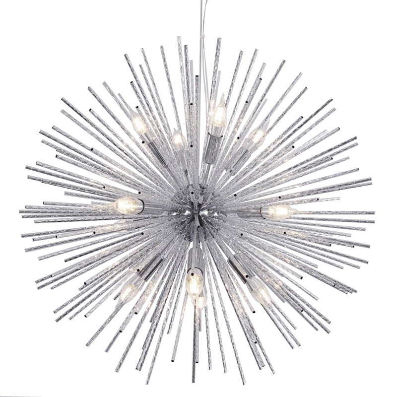 Люстра Sputnik Silver Chandelier Серебряный в Ижевске | Loft Concept 