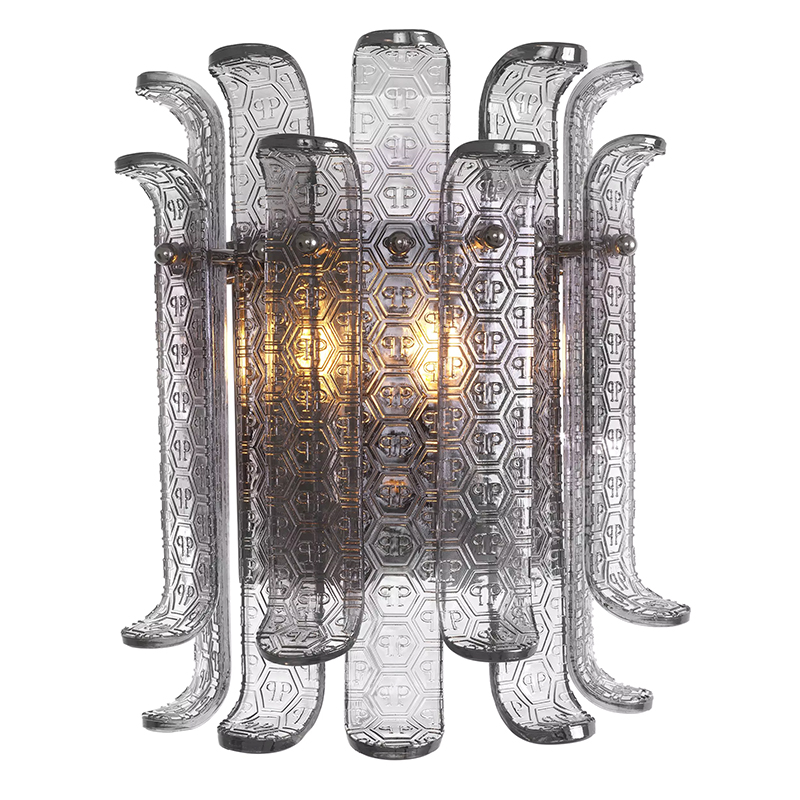 Бра Philipp Plein Wall Lamp Rodeo Drive Серый в Ижевске | Loft Concept 