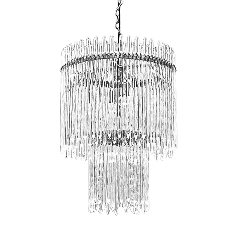 Люстра Icicles Chandeliers Хром Прозрачный в Ижевске | Loft Concept 