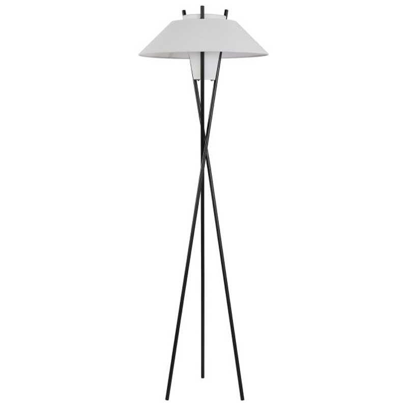 Торшер Chaney Floor Lamp Белый Черный в Ижевске | Loft Concept 