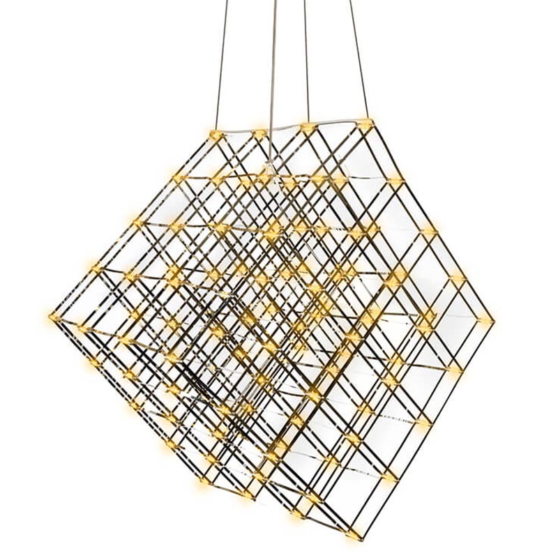 Люстра Moooi Tesseract Yellow lamp L Хром в Ижевске | Loft Concept 