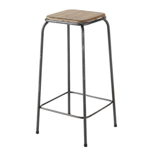 Барный стул Industrial Metal Rust Kraft Barstool Коричневый Сталь в Ижевске | Loft Concept 