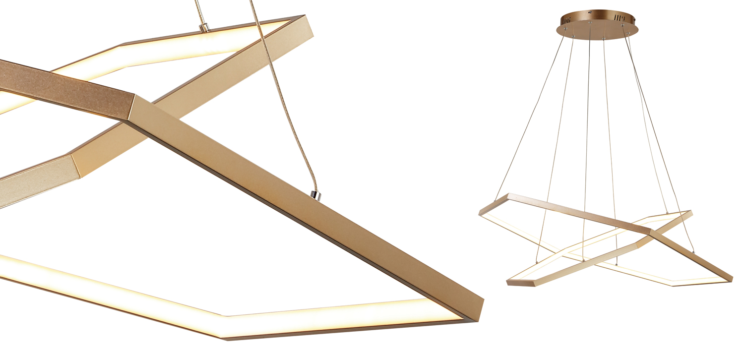 Люстра Hexagon Horizontal Double - фото