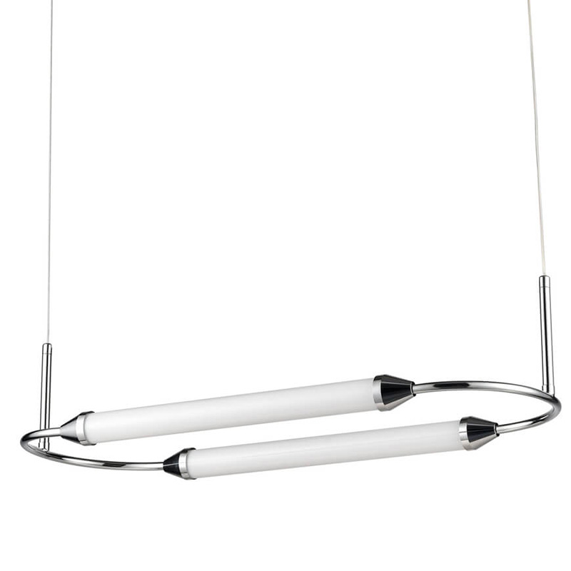 Подвесной светильник Giopato & Coombes CIRQUE Pendant Ellipse Horizontal Chrome Хром в Ижевске | Loft Concept 