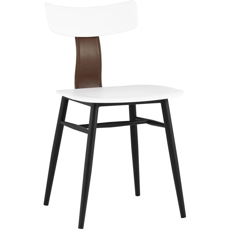 Стул ANT White Eco-Leather набор Белый Коричневый Черный Стул ANT White Eco-Leather набор Белый Коричневый Черный в Ижевске | Loft Concept