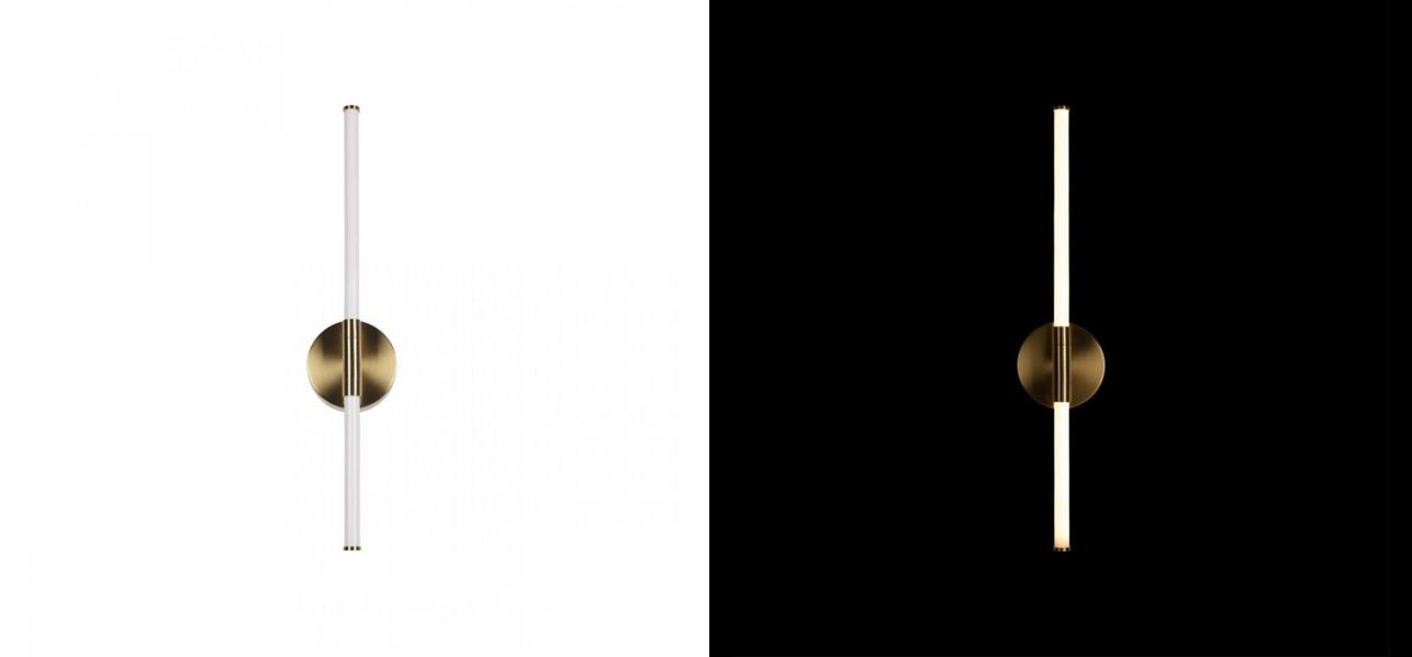 Бра светодиодное Trumpet Tube Gold 60 см - фото
