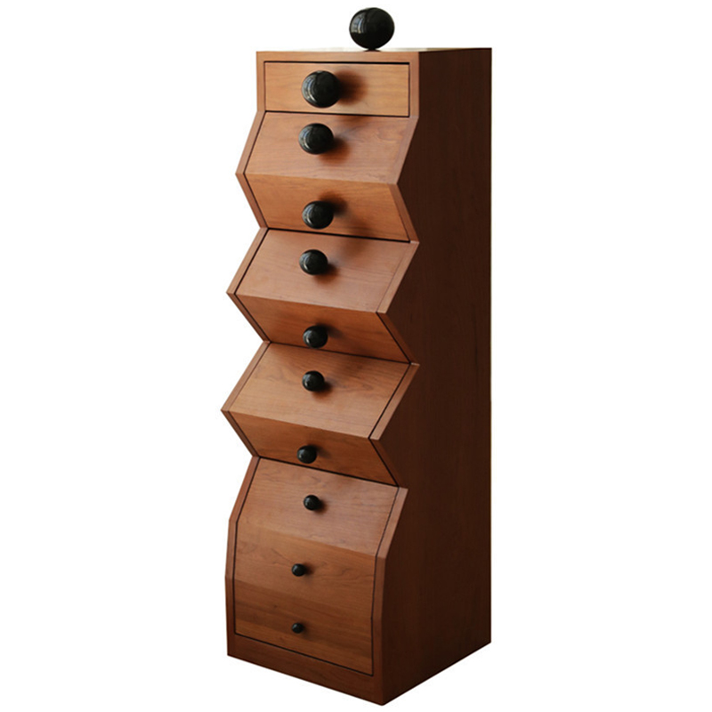 Комод Garton Wooden Forms Chest Of Drawers Коричневый Черный в Ижевске | Loft Concept 