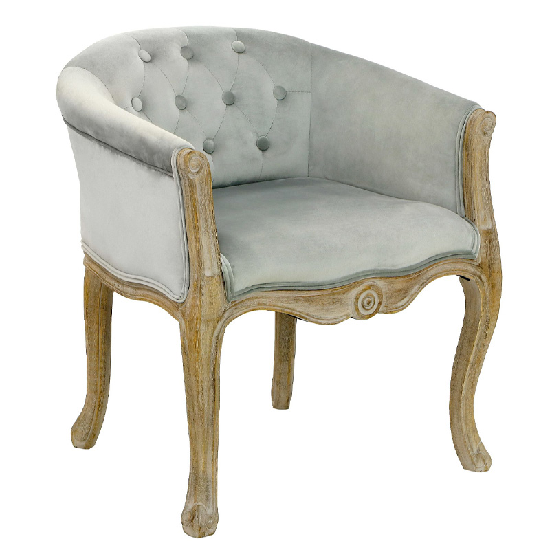 Кресло French Provence Armchair Roderic light blue Голубой в Ижевске | Loft Concept 