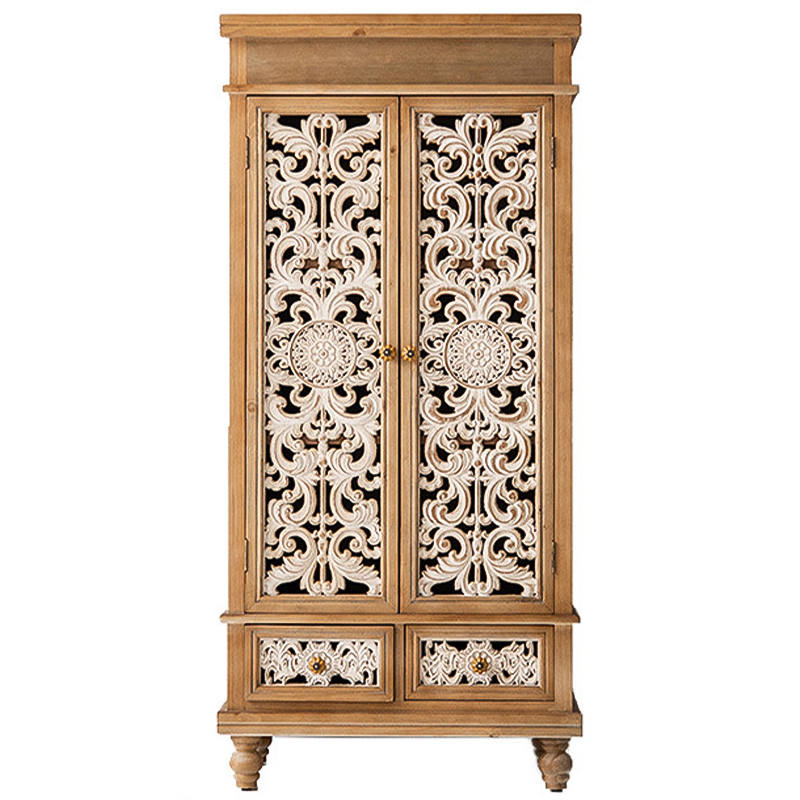 Шкаф Noemie Provence Cabinet Древесина Белый в Ижевске | Loft Concept 