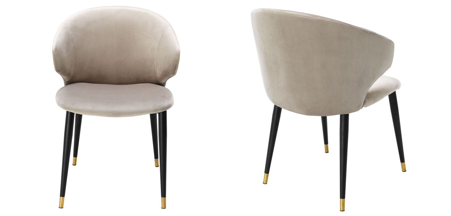 Стул Eichholtz DINING CHAIR VOLANTE beige - фото