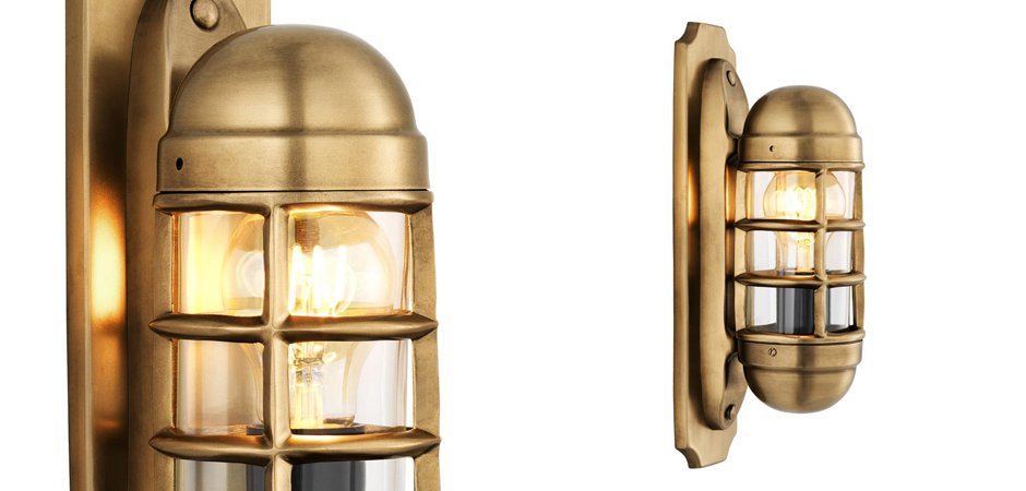 Бра Eichholtz Wall Lamp Le Caprice Brass - Loft-Concept в Ижевске