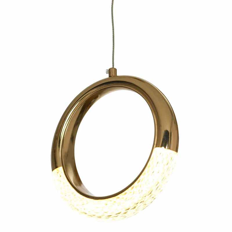 Подвесной светильник Jeziel Ring Hanging lamp Глянцевое золото в Ижевске | Loft Concept 