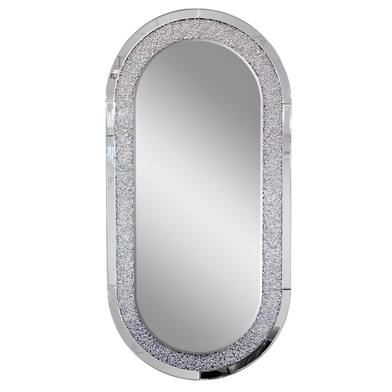 Зеркало Odila Crystals Oval Mirror  в Ижевске | Loft Concept 