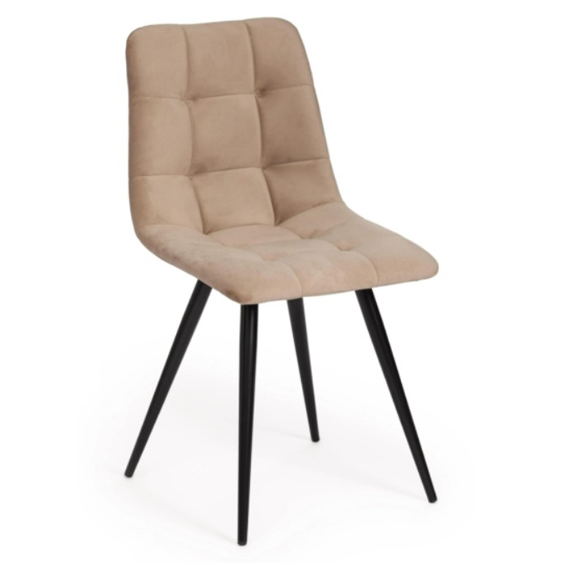 Стул Nancy Beige Chair Бежевый Черный в Ижевске | Loft Concept 