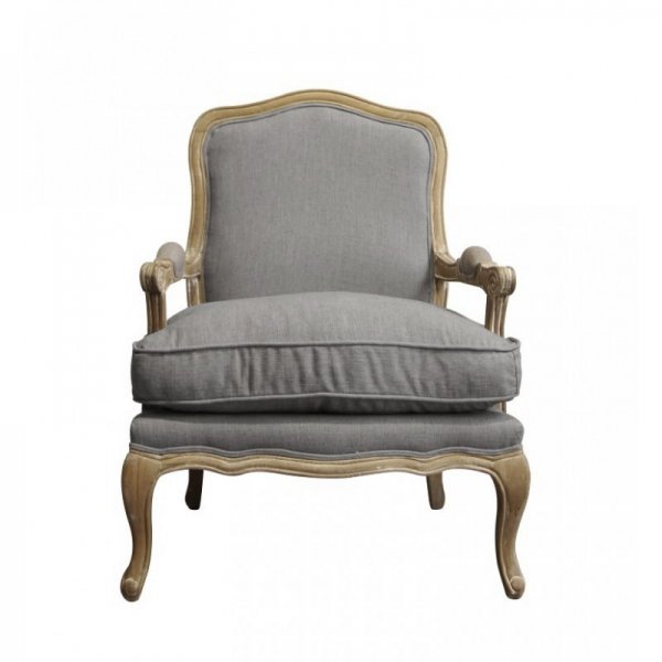 Кресло French Provence ArmChair Shebbi Grey  в Ижевске | Loft Concept 