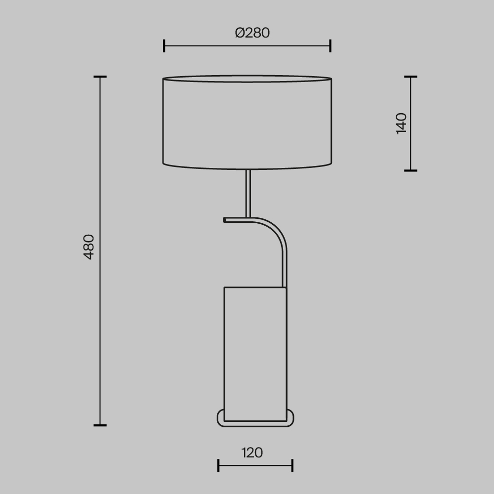Настольный светильник Glamping Е14x2 в Ижевске