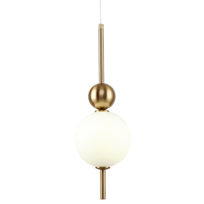 Подвесной светильник PEARLS SUSPENSION Белый Латунь в Ижевске | Loft Concept 