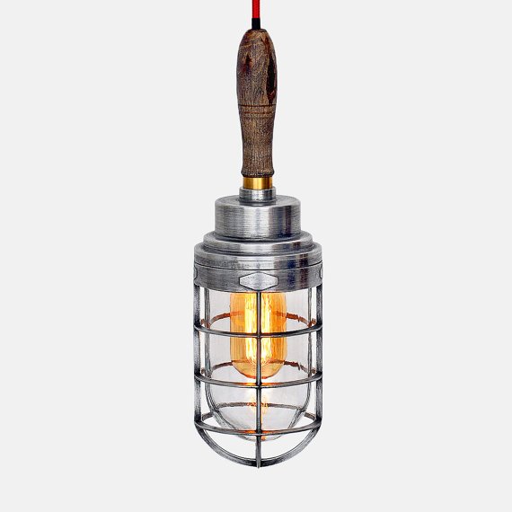 Ручной светильник Steampunk Cage Glass Edison Hanging Lamp  в Ижевске | Loft Concept 