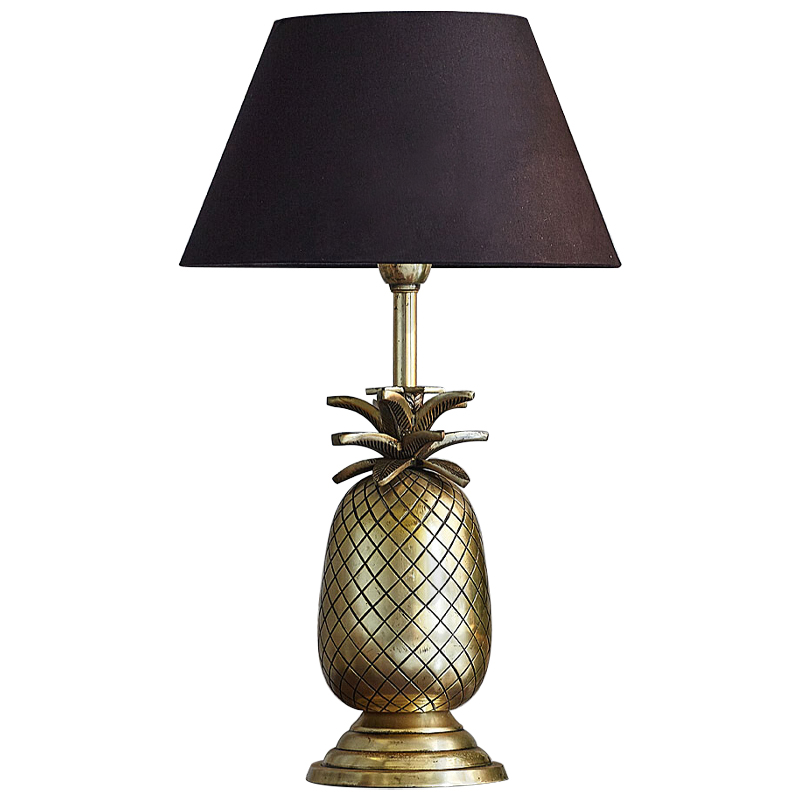 Настольная лампа Pineapple Lampshade Table Lamp Черный Латунь в Ижевске | Loft Concept 