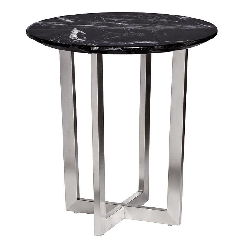 Приставной стол Adamson Side Table Серебряный в Ижевске | Loft Concept 