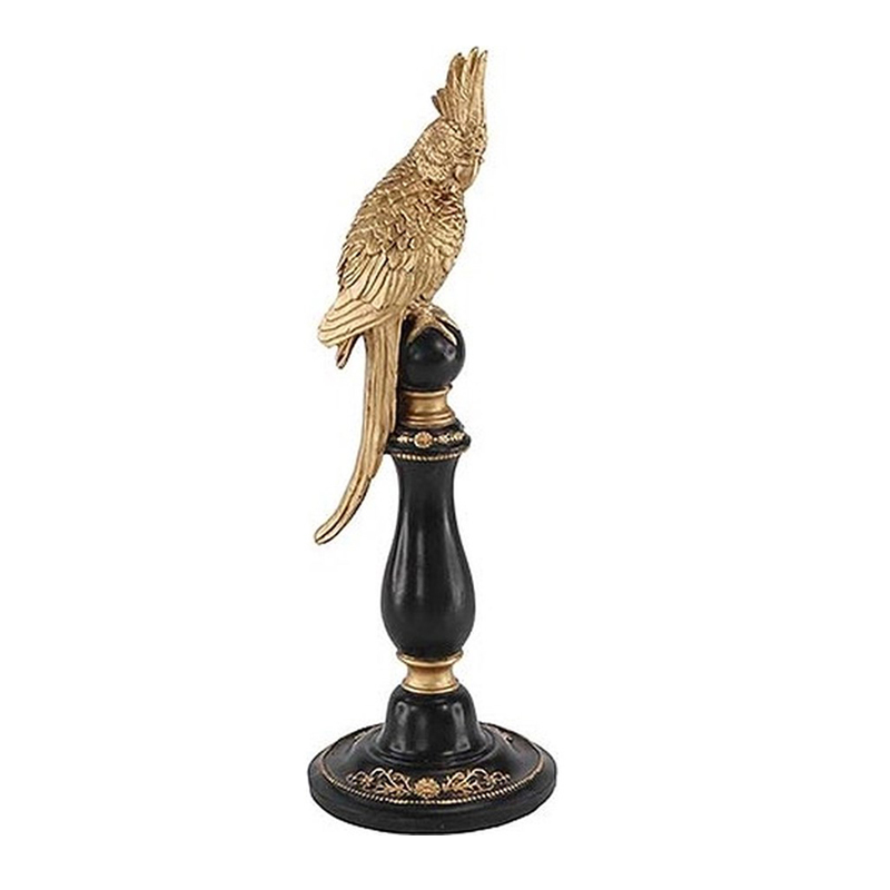 Статуэтка Gold Parrot Figurine Золотой Черный в Ижевске | Loft Concept 