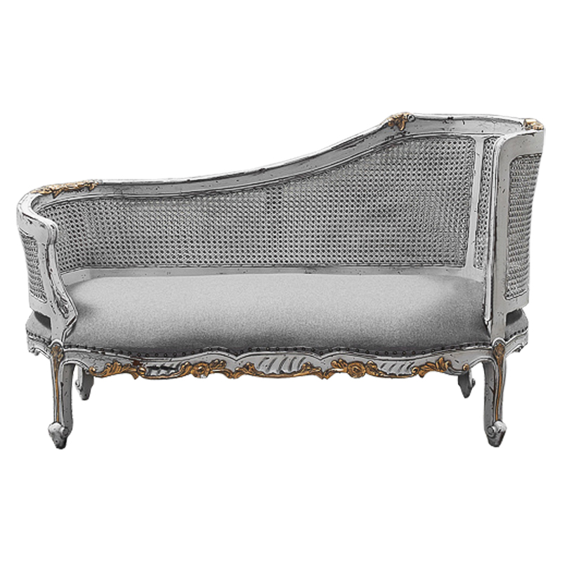 Кушетка Maria Antoinette Side Sofa Gray Серый в Ижевске | Loft Concept 