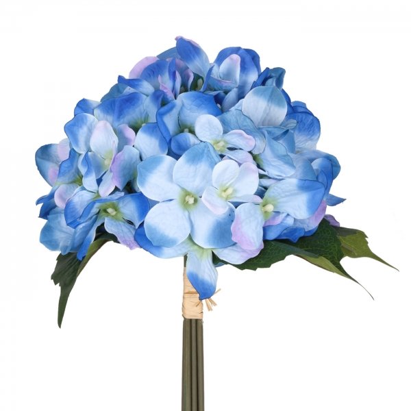 Декоративный искусственный цветок Blue Hydrangea Синий Зеленый в Ижевске | Loft Concept 