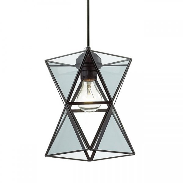 Подвесной светильник PolyPyramid Glass Pendant Прозрачный в Ижевске | Loft Concept 