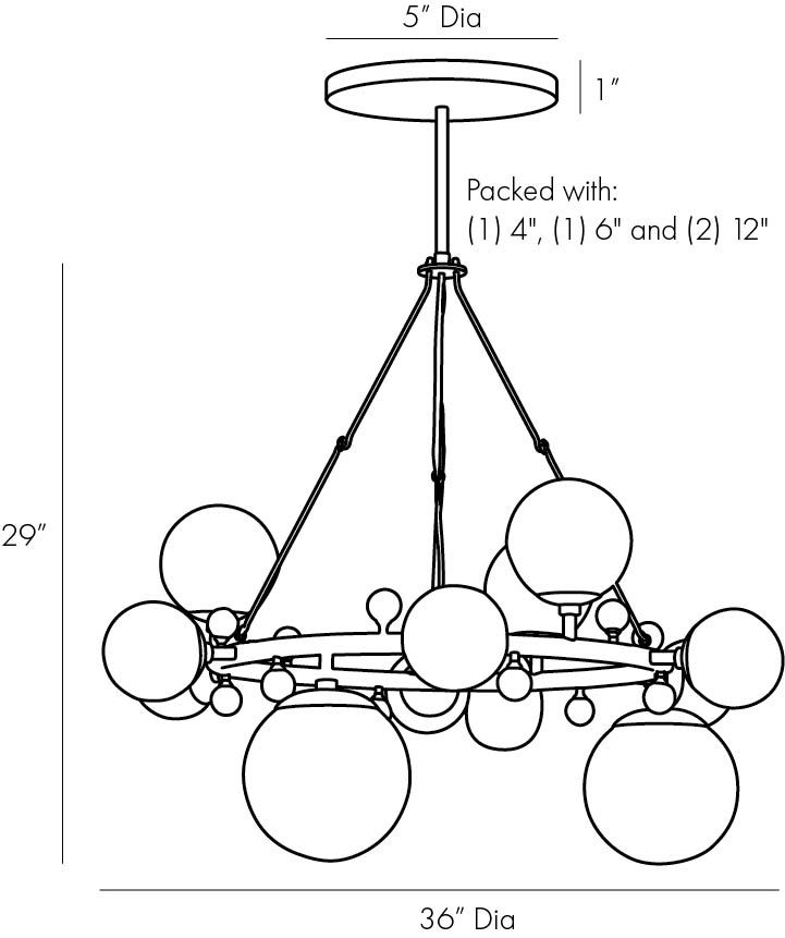 Люстра Arteriors TROON ROUND CHANDELIER в Ижевске